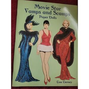 Vintage Movie Stars Vamps and Scamps Paper Dolls by Tom Tierney